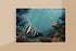 angel fish original painting wall art print